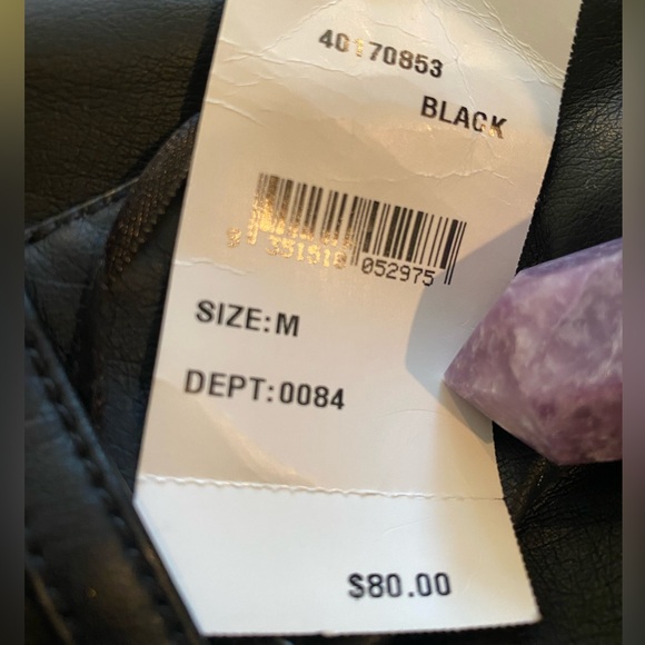 NWT The Fifth Label Faux Leather Thrill Seeking Pant, size M - Picture 7 of 7